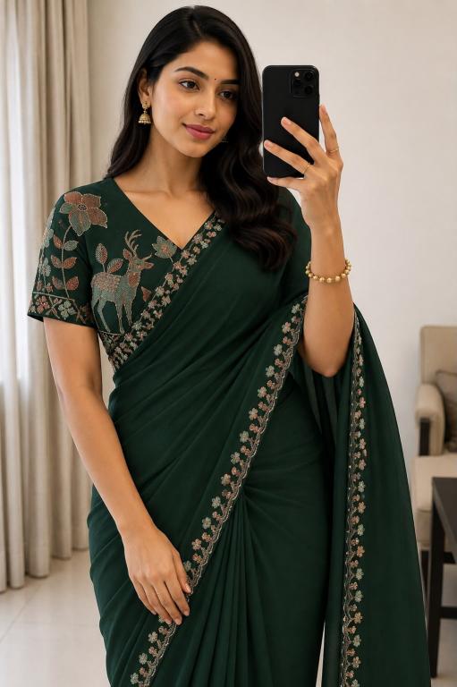 Vastrangan rangoli silk surat mein saree